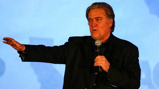 Steve Bannon, a former Trump adviser, attacked George W Bush's presidency.