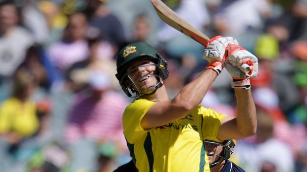 Big shot: Mitch Marsh has found some form and is looking to cement his spot.