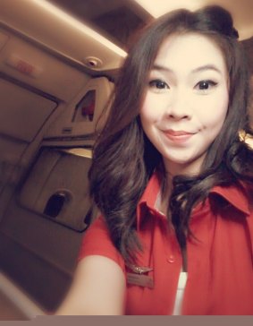 The body of AirAsia flight attendant Khairunisa Haidar Fauzi was reportedly recovered with her uniform on.