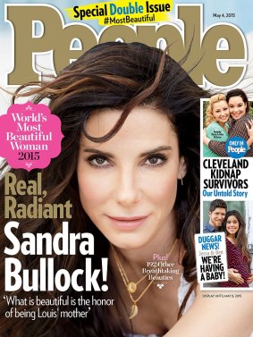 Sandra Bullock won at 50 in 2015, but not only did she top the World's Most Beautiful Woman list, she was also given the title of World's Oldest Most Beautiful Woman. Sigh.