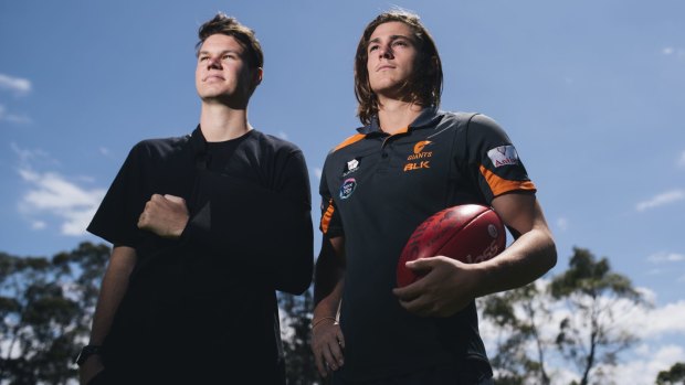 Logan Austin and Jack Steele could play against each other for the first time when the Giants take on Port at Manuka Oval next year.