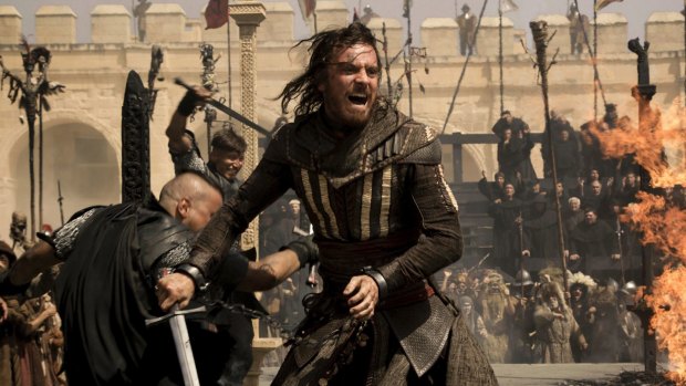 Michael Fassbender's is Cal Lynch in Assassin's Creed.