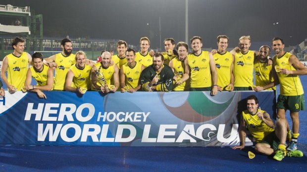 Australia beat Belgium 2-1 to win the World League title.
