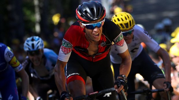 Long way to the top: Richie Porte riding for BMC Racing during stage five of the 2017 Tour.
