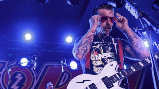 Frontman Jesse "The Devil" Hughes focused on giving everybody a show to remember.