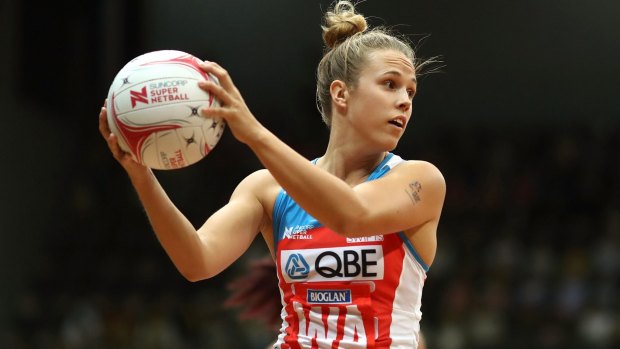 Dropped the ball: The NSW Swifts have had a rocky start to their Super Neetball campaign, with just one win so far.