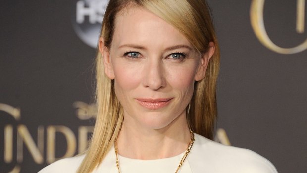Wicked: Cate Blanchett attends the premiere of her new film "Cinderella" in Hollywood.