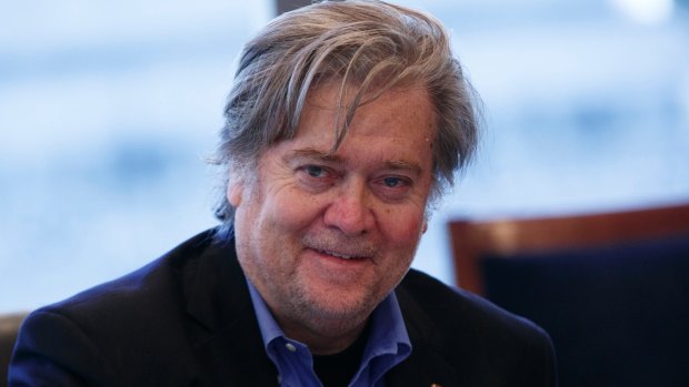 Mr Trump's chief strategist Stephen Bannon, was formerly head of website Breitbart which traffics in conspiracy theory. 