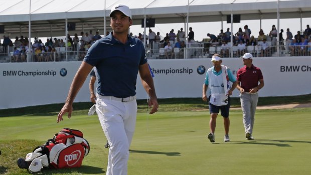 The one: Jason Day carded a hole-in-oine on the 189-yard par-3 17th hole.