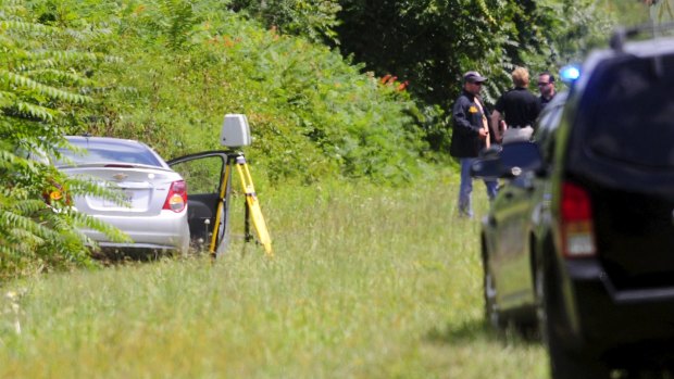 The car of suspected gunman Vester Flanagan, also known as Bryce Williams.