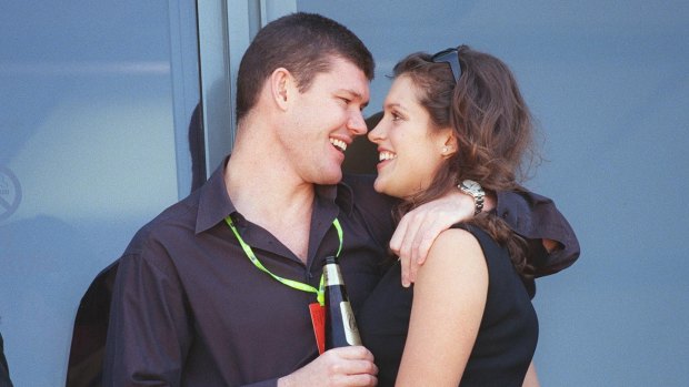 James Packer and Kate Fischer were a glamour couple in the late 90s.