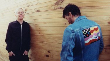 Headlining shows: Robbie Chater (left) and Tony Di Blasi of The Avalanches