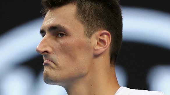 All in a day's work: Tomic said he wouldn't have pursued tennis had his time over.