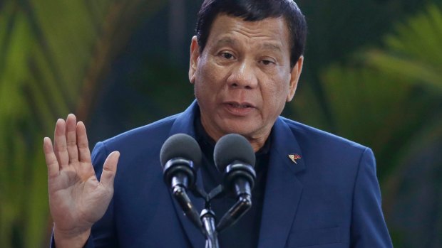 Philippine President Rodrigo Duterte said the police chief was on his way home when militants stopped him at a check-point.