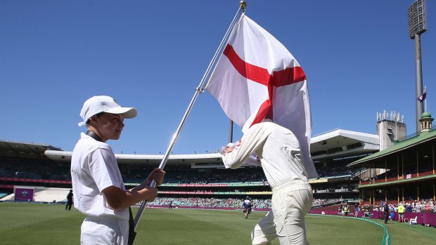 An ill omen? Joe Root runs out for the fourth day of the fifth Test.