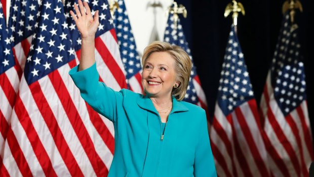 Democratic presidential candidate Hillary Clinton arrives at a campaign event at Truckee Meadows Community College, in Reno, Nevada.