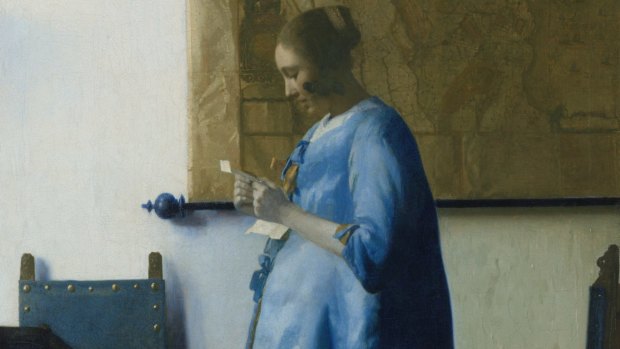 Johannes Vermeer's "Woman Reading a Letter" is on loan to the Art Gallery of NSW.
