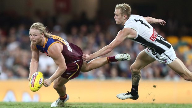 Pies v Lions at the Gabba