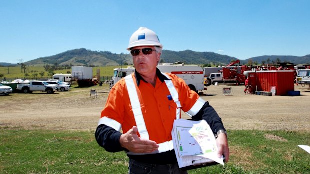 AGL's coal seam gas operations near Gloucester.