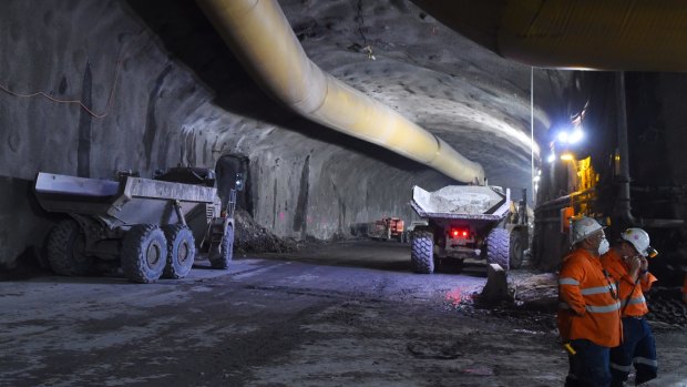 Tunnels will make up a large portion of the WestConnex toll road.