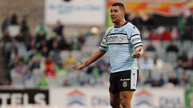 Fronting the board: Andrew Fifita.
