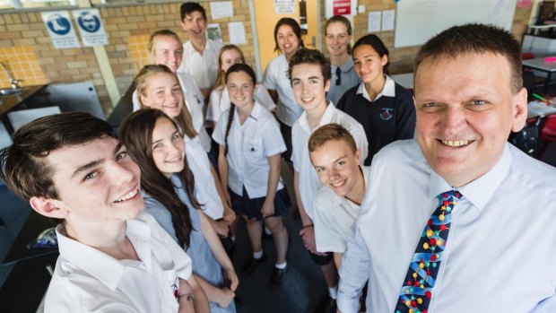 So many students have started choosing science subjects for their HSC that Kirrawee High School has run out of laboratories. 
