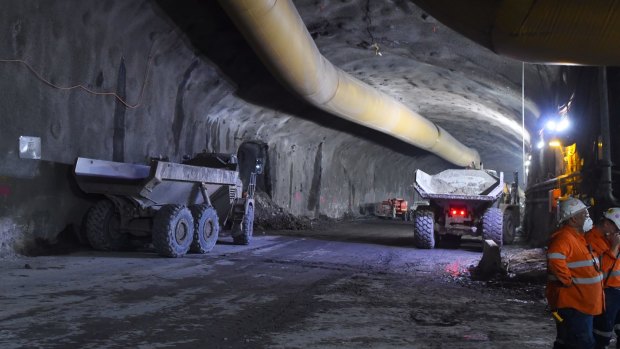 Tunnels will comprise a high proportion of the 33-kilometre toll road.