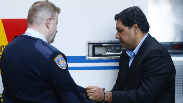 Adeel Khan arrives at court in June during his trial.