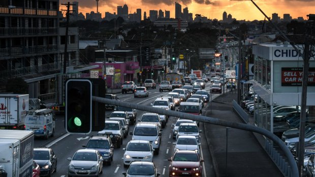 Congestion on Parramatta Road has worsened since tolls were reintroduced to a section of the M4 motorway. 