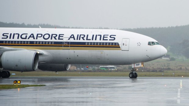 Singapore Airlines has been operating in Canberra since September.