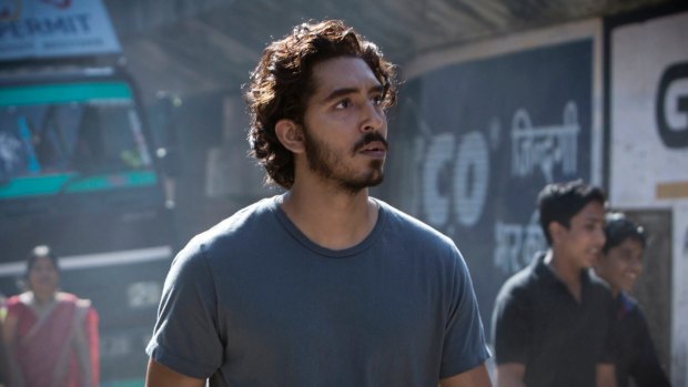 Dev Patel as adult Saroo searches for his mother. 