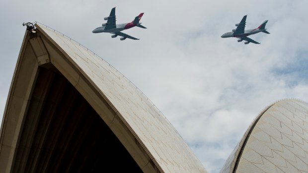 Only 18 months ago Qantas and Emirates showcased two A380s flying over Sydney - but the era of the superjumbo may be short-lived.