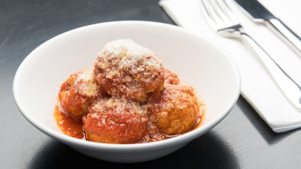 Pork and veal polpetti in house-made sugo.