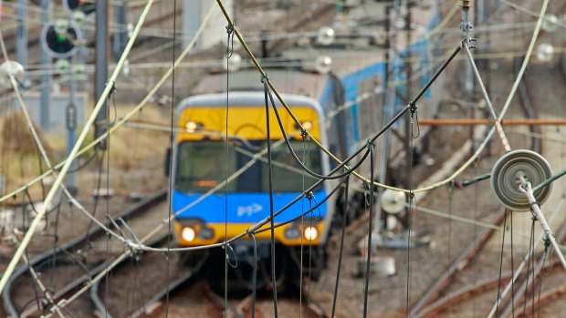 Trains across Melbourne were delayed on Thursday night due to a trespasser at Flinders Street Station.