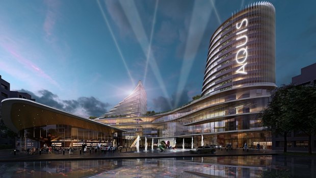 An artist's impression of the proposed new Canberra casino.