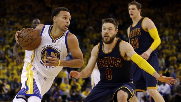 Last time: Stephen Curry was curtailed by Matthew Dellavedova in game two.