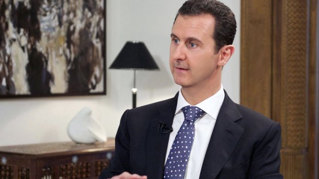 Syrian President Basher al-Assad's position has improved thanks to Russian bombing.