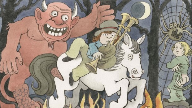 An illustration from the recently discovered Presto and Zesto in Limboland (detail), by Maurice Sendak and Arthur Yorinks.