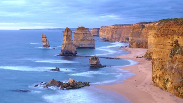 The Twelve Apostles near Port Campbell. There are believed to be reserves of onshore gas within the region.


