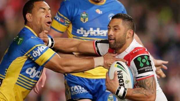 Fighting back: Benji Marshall of the Dragons believes they can recapture their early-season form. 
