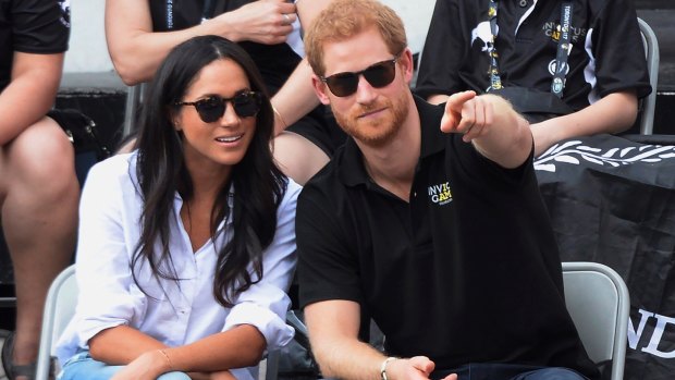 Prince Harry and his girlfriend Meghan Markle attend the Invictus Games in Toronto last month.