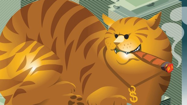Is your super invested in a Fat Cat fund? Illustration: Matt Davidson
