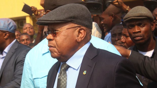 Appeal to supporters: Congolese opposition leader Etienne Tshisekedi.