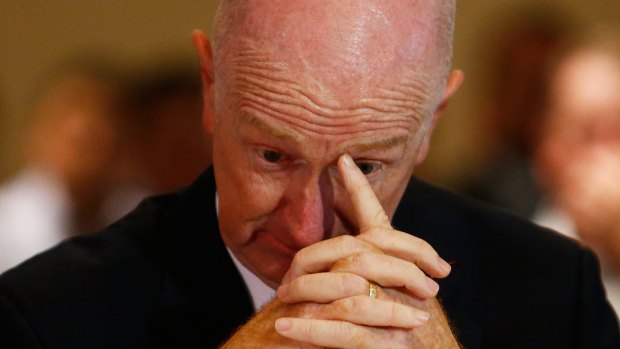 RBA governor Glenn Stevens admitted he didn't know where the interest rate might be in a year's time.