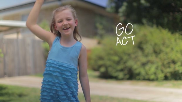 An image from the new "Go ACT" television advertising campaign