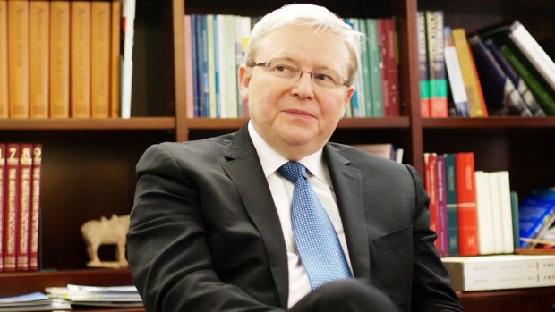 Former Australian prime minister Kevin Rudd has warned US President Donald Trump to err away from Twitter diplomacy when dealing with China.
