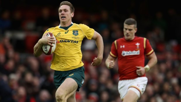 Breaking through: Dane Haylett-Petty may not see as much ball as he did in Cardiff.
