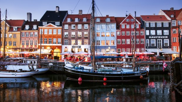The Nyhavn district.