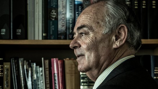 Outgoing ABC Chairman Jim Spigelman. 15th March 2017. Photo: Steven Siewert