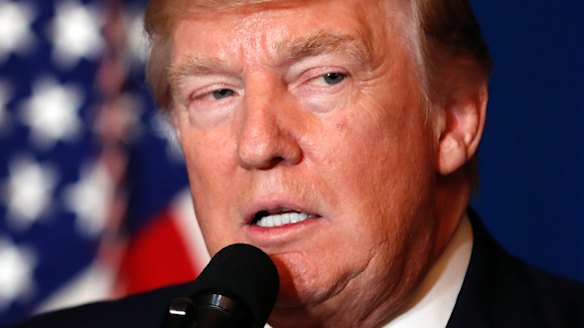 Appetite for chaos: President Donald Trump.